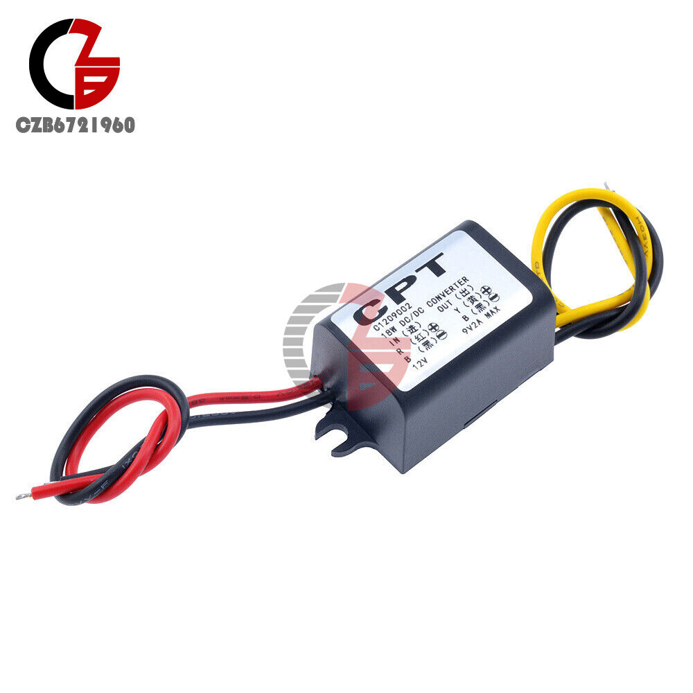 DC-DC 12V to 5V Mini/Micro/A type USB Dual Converter Step Down Power Module New