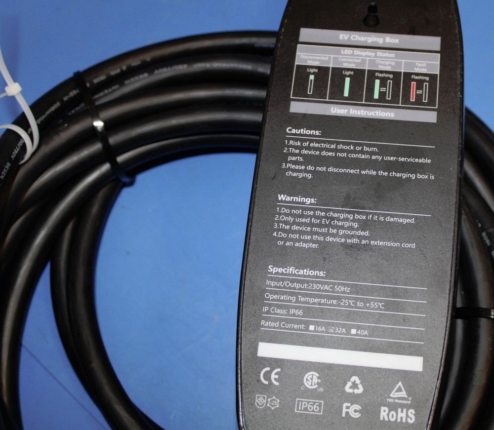 PRIMECOMTECH EV CHARGER BOX 230VAC 50HZ 32AMP