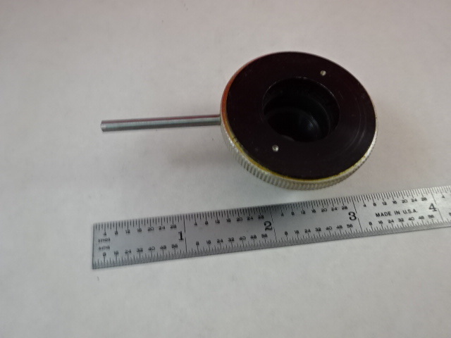 CONDENSER DIAPHRAGM IRIS UNKNOWN MICROSCOPE OPTICS AS PICTURED &E3-B-01