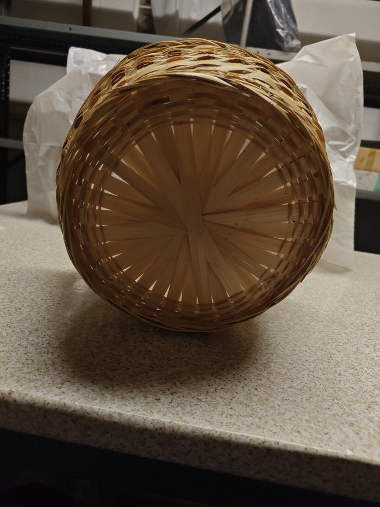 Vintage Planter Basket Wicker with Handle