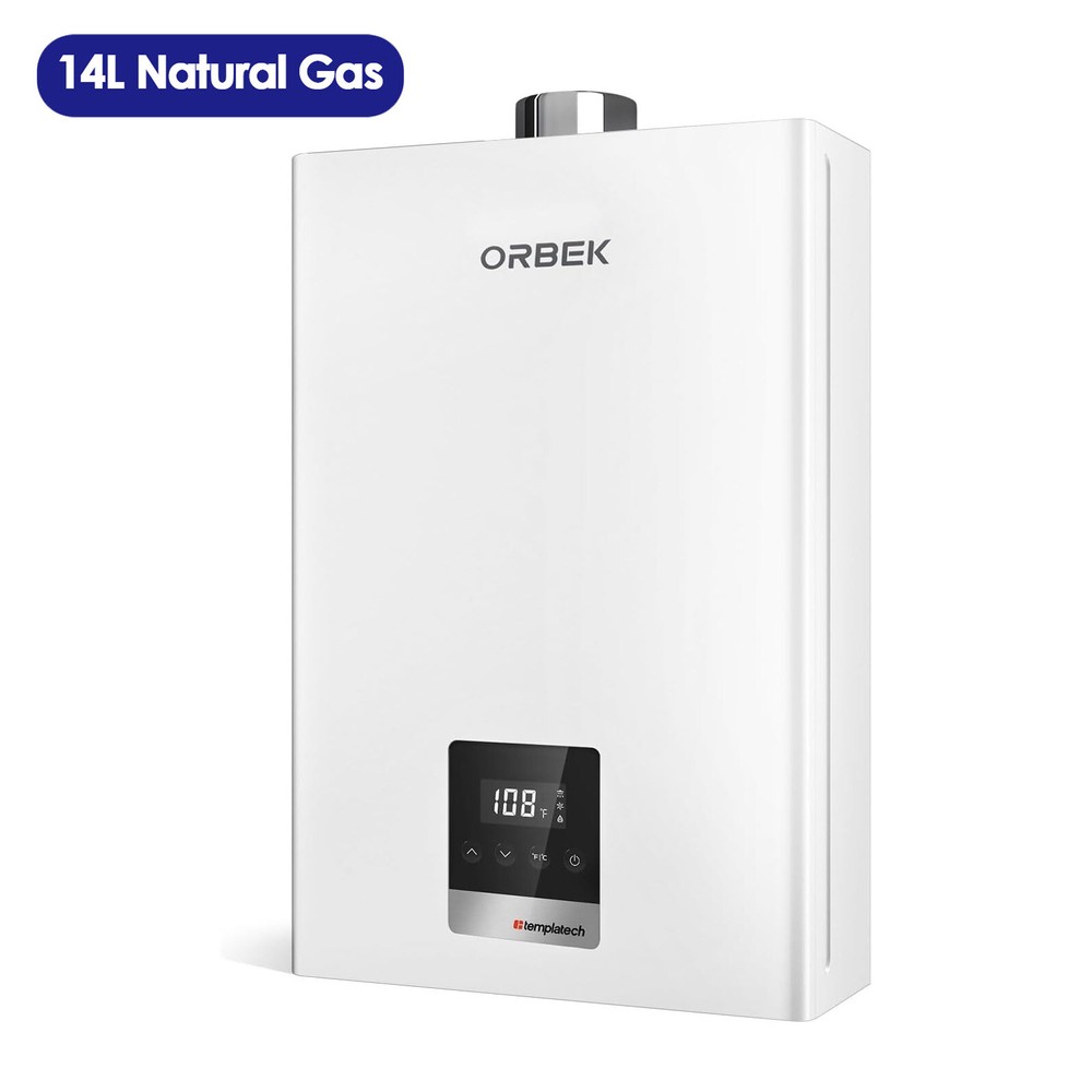 4.3GPM 100,000BTU Tankless Water Heater Indoor Natural Gas On-demand Instant