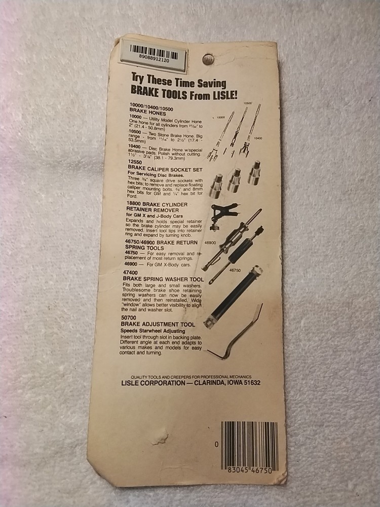 LISLE 46750 BRAKE SPRING TOOL USA 🇺🇸