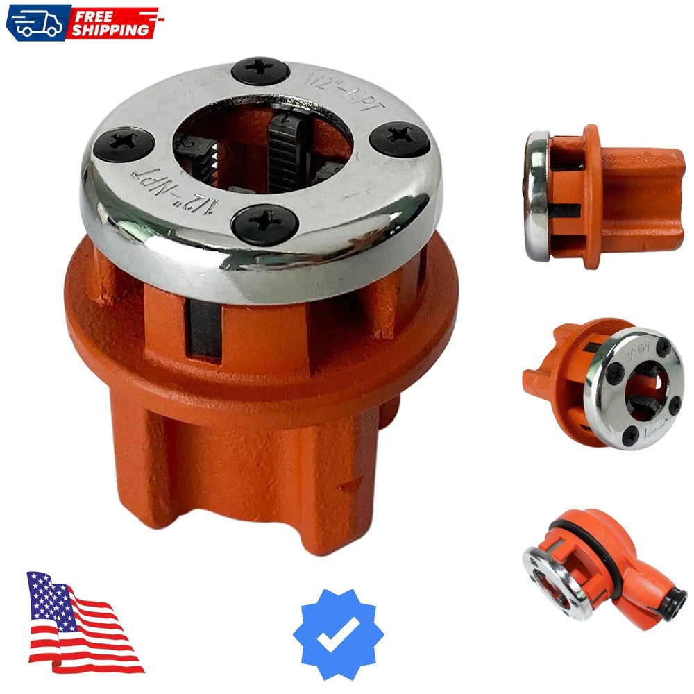 Ratchet Pipe Threader Kit Replacement 1/2-inch Dies