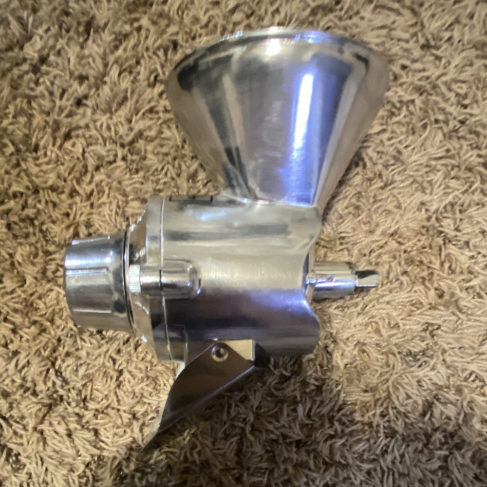 Grain Mill Attachment Metal Silver Accessory Kitchen Mixer Compatible