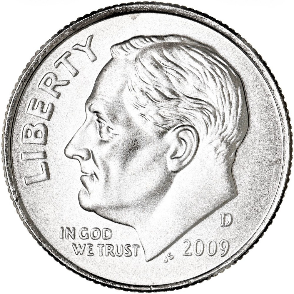 2009 D Roosevelt Dime Satin Finish