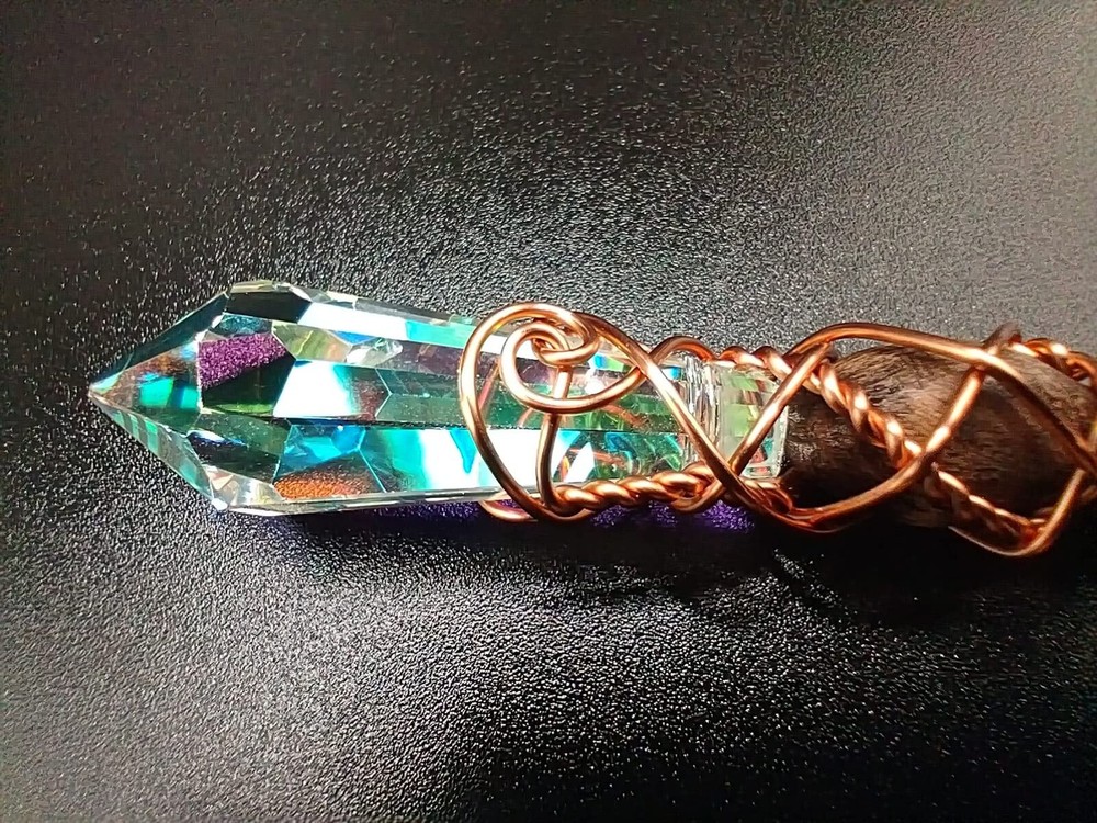 Rainbow Prism Oak Magic Wand Fast Ship