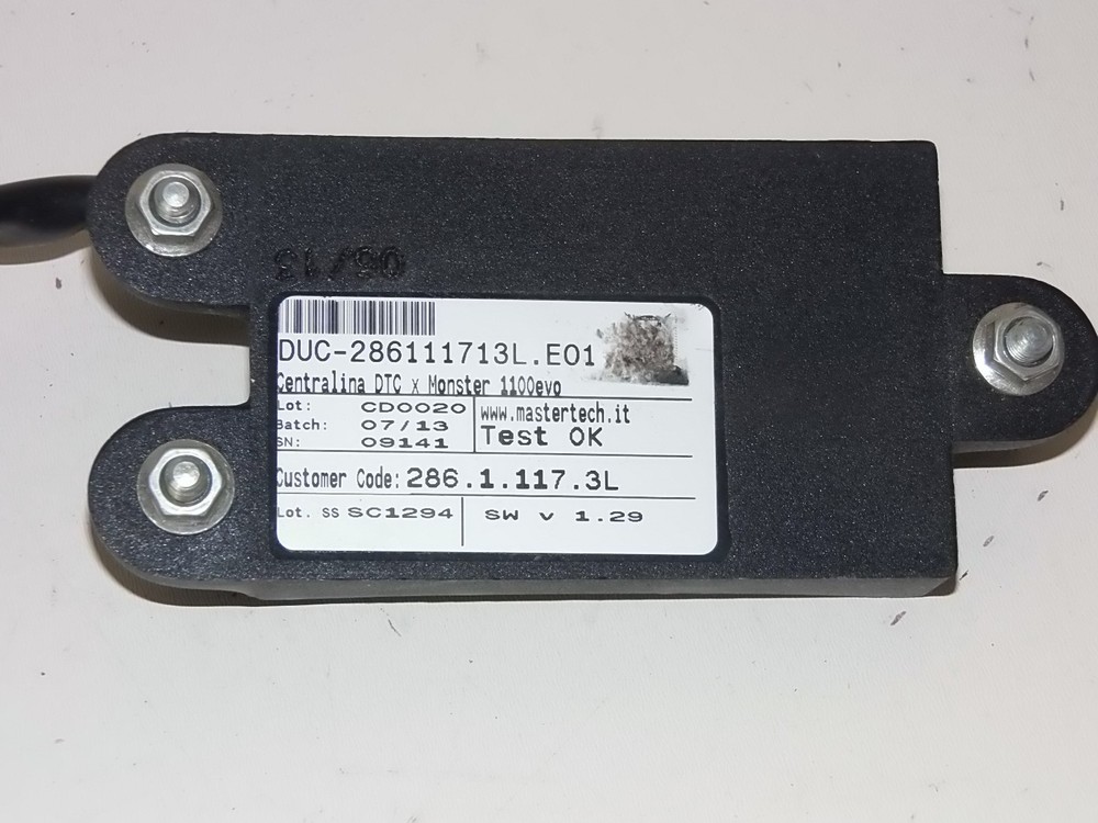 Traction Control Module DTC 2013 Ducati Monster 1100 EVO ABS TC Safety Pack