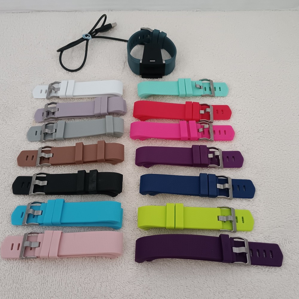 Fitbit Charge 2 Fitness Bundle - Tracker, Charger & 15  Bands Bundle