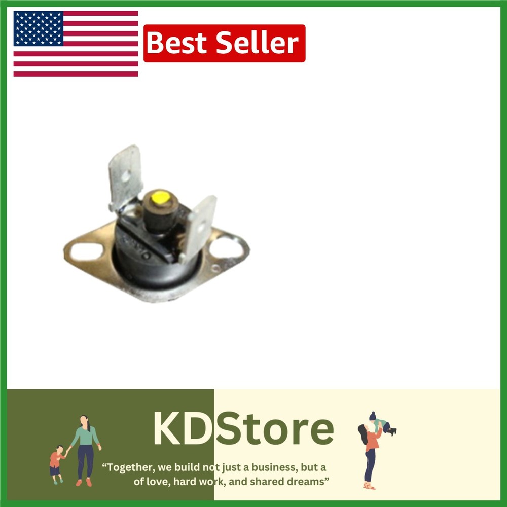 OEM Furnace Limit Switch, 1-Way Automatic Wall Mount, Copper