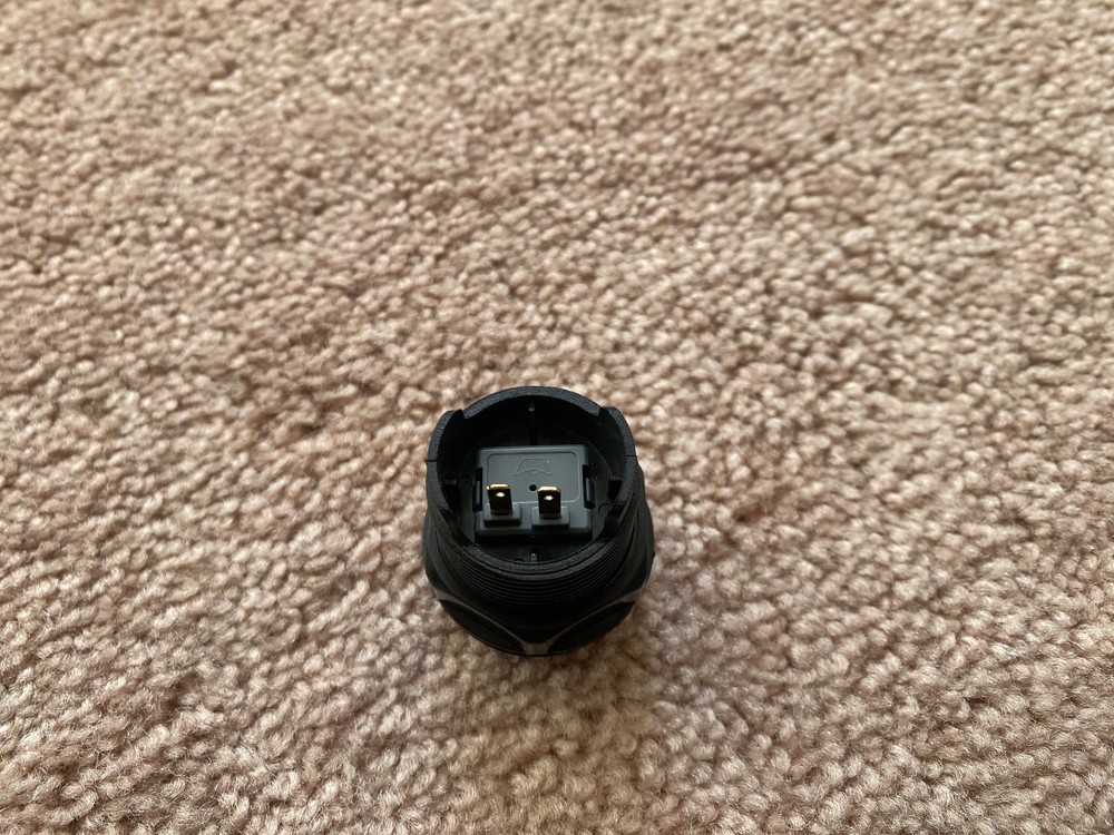 Ultimarc GoldLeaf Pushbutton Button Black MAME ARCADE USED
