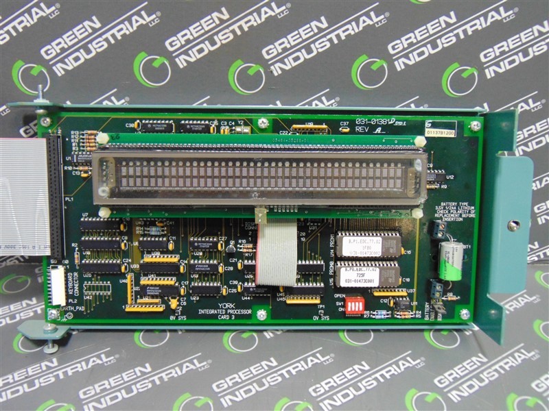USED York 031-01381-D001 Millennium Integrated Processor / Display Assembly