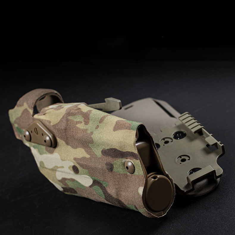 Tactical Thigh Drop Adapter Quick Release Holster Set for G17 G19 X300 Light