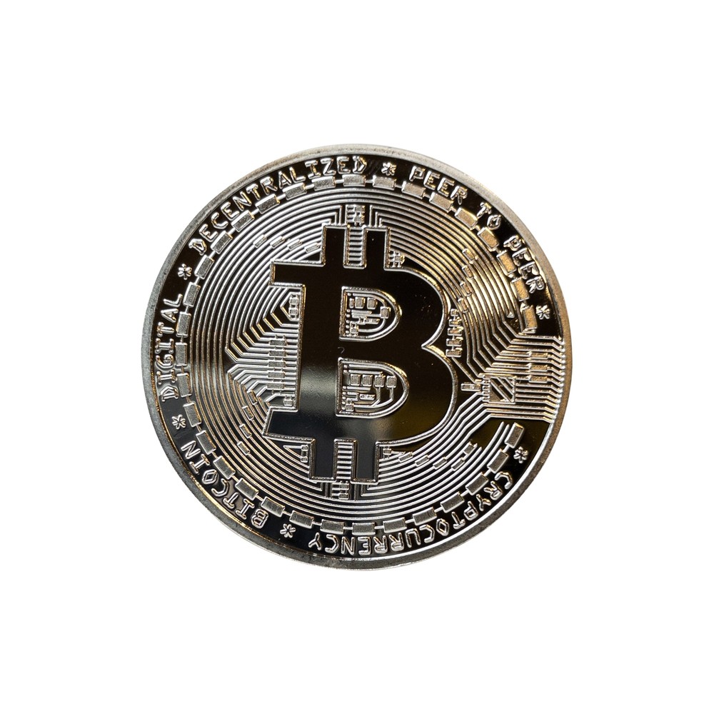 RAWAKK | Bitcoin (BTC) Coin (Silver Edition)