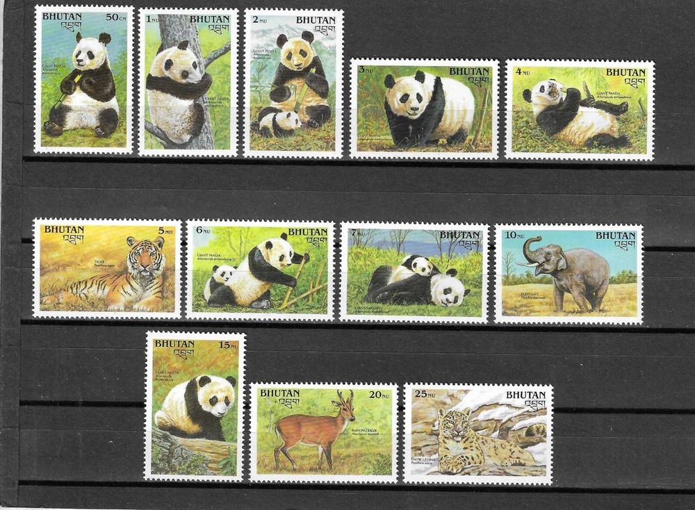 BHUTAN 1990 SG 878/889 MNH
