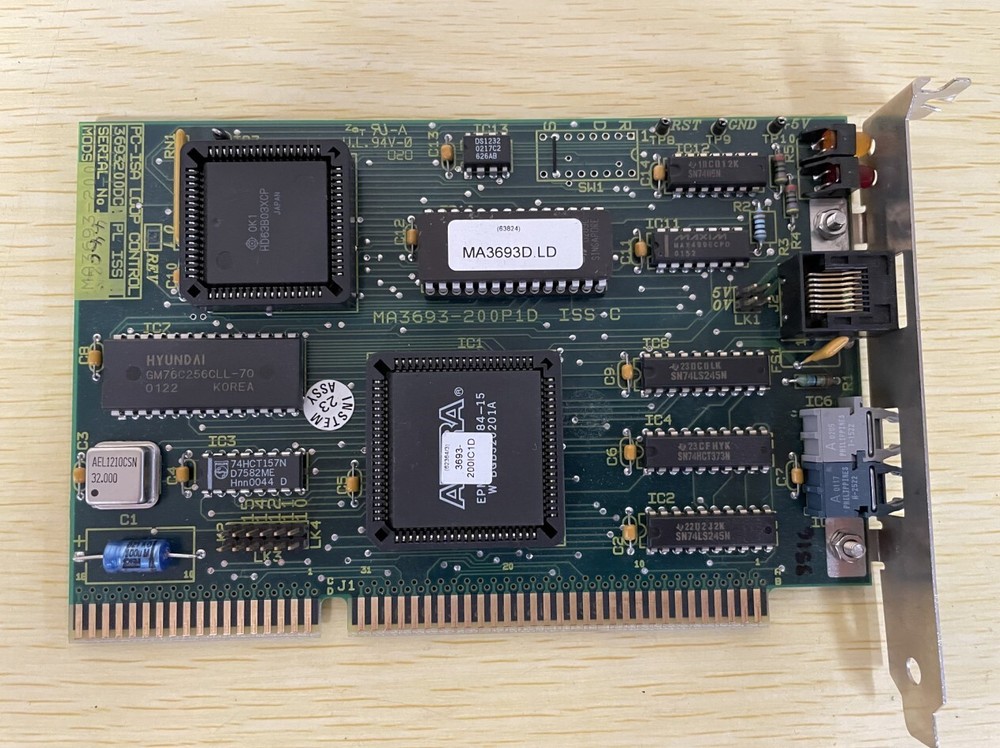 Precision Instruments PC-ISA LoopControl 3693200DC ISA Interface Controller Card