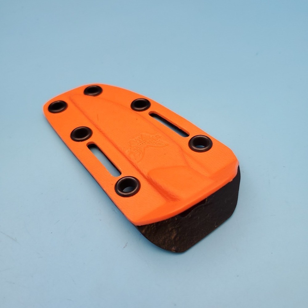 Benchmade Fixed Blade Knife Sheath Orange BLack Hardshell Kydex Case 4"x 3"