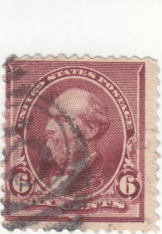 Scott #224 - 6c Brown red - Garfield - used