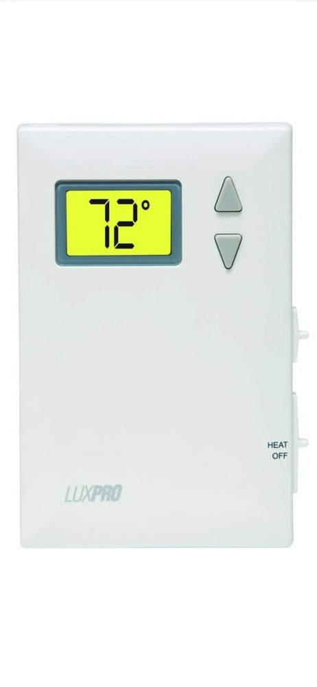 LUXPRO PSD010B NON PROGRAMMABLE / HEAT ONLY THERMOSTAT