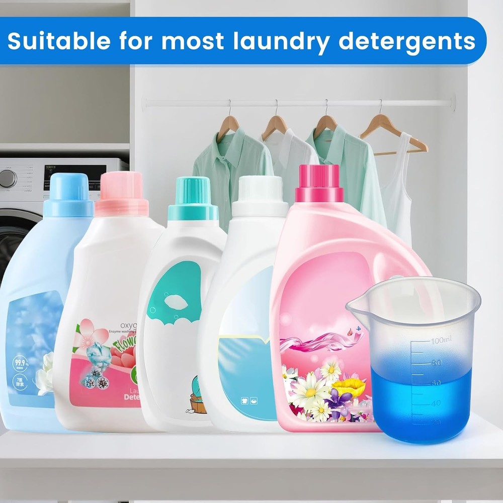 4PCS Silicone Laundry Detergent Cup Holder - Liquid Laundry Detergent Dispenser