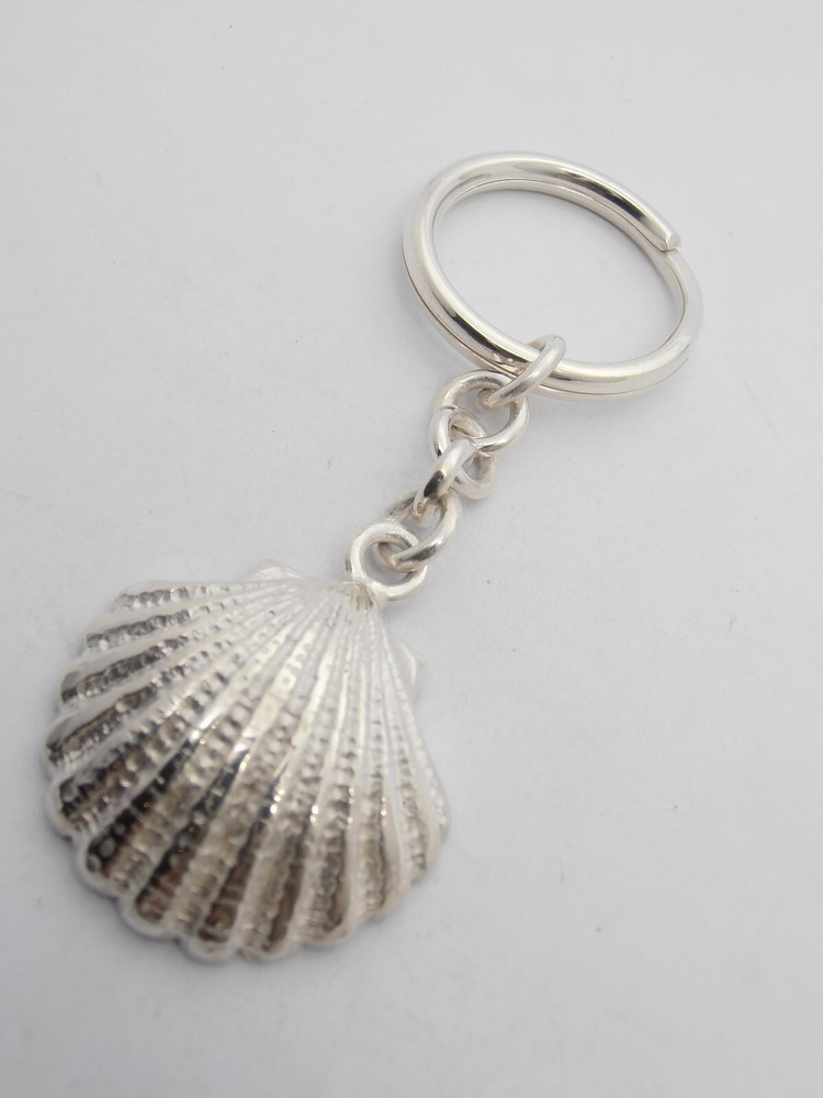 Capasanta: 925 Silver Keychain - Shell - St. James - Santiago
