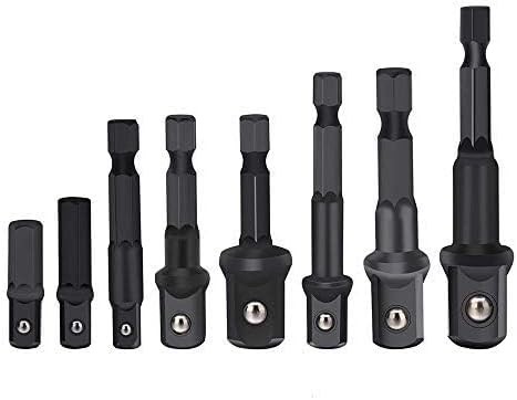 HORUSDY 8-Piece Impact Sockets One Size, 3" Adapter(8pc)