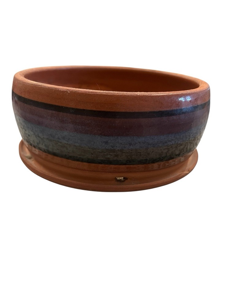 Vintage Clay Pottery, Planter/Pot, Handmade Glazed
