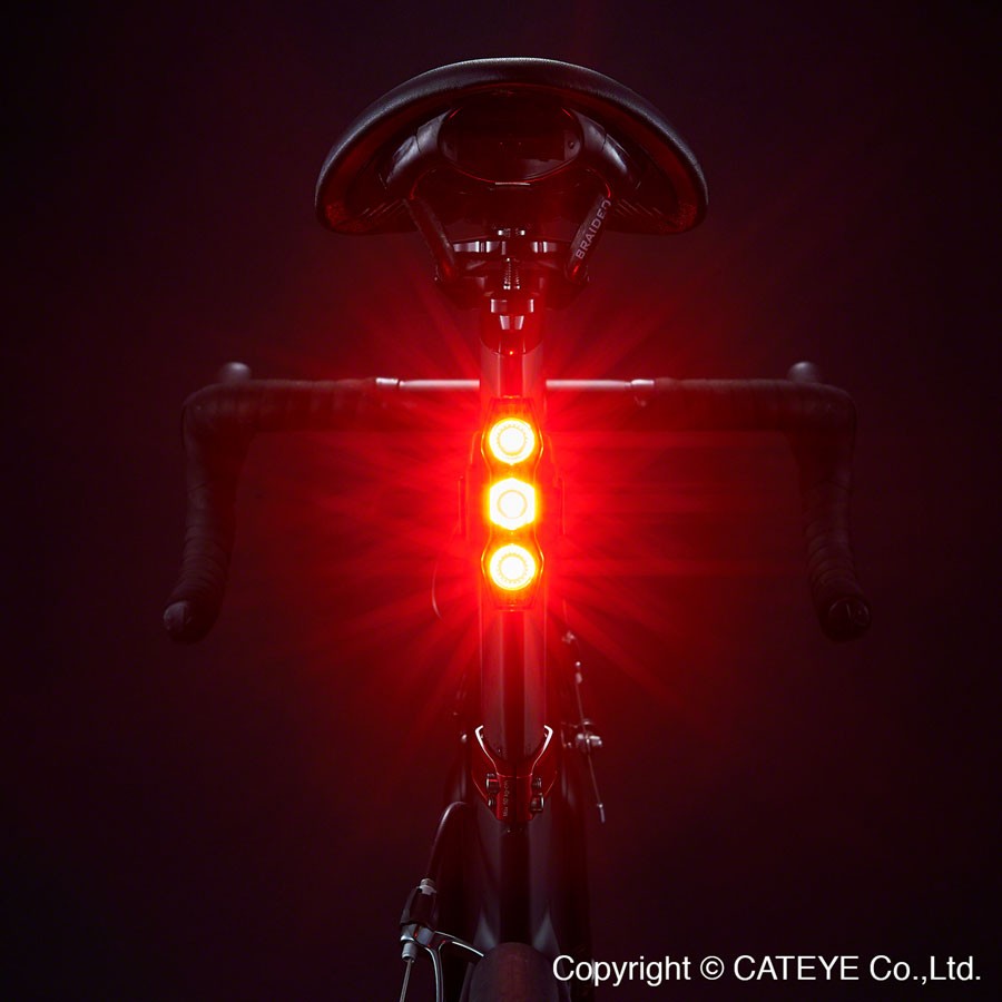 Cateye VIZ450 (USB-C) Taillight - Black