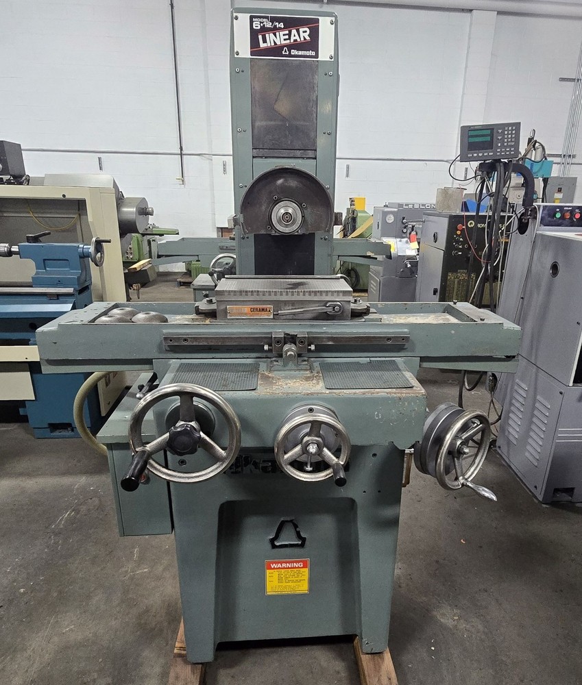Okamoto Model Linear 612/14 Hand Feed Surface Grinder