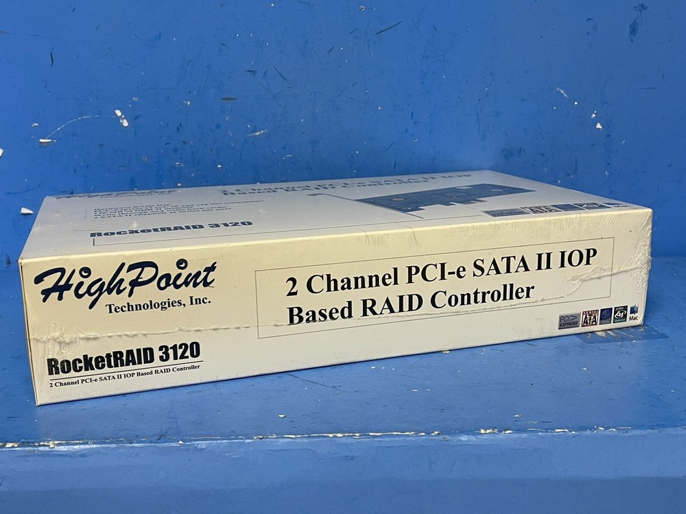 Highpoint Rocketraid 3120 2-channel Pci-express X1 Sata 3gb/s Raid Controller