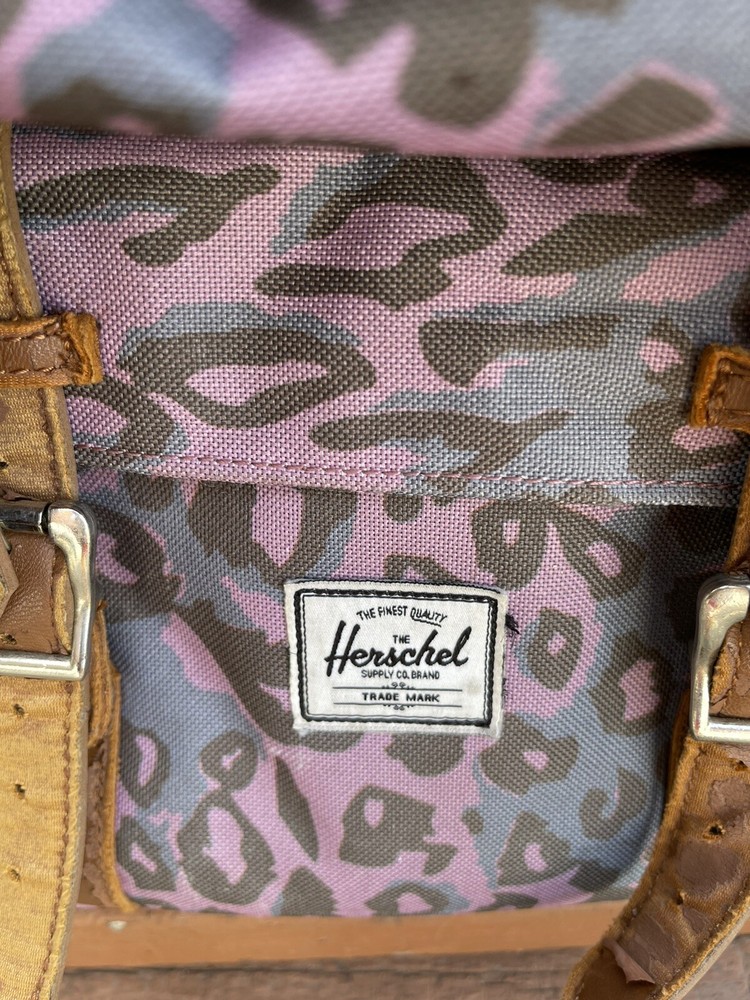 Herschel Little America Backpack Pink Camo Polyester