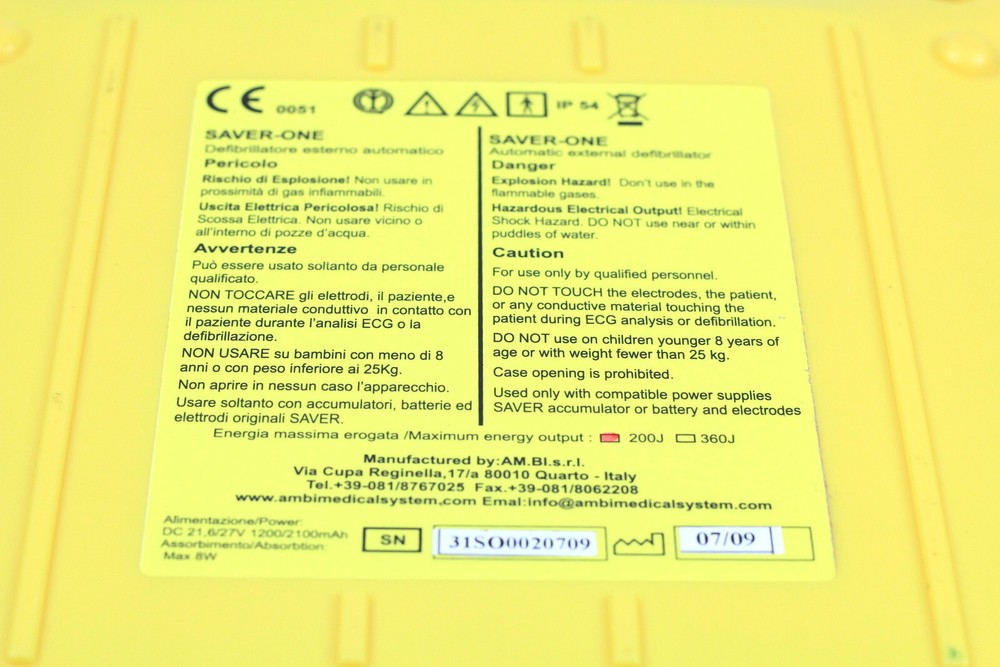 SaverOne AED without Battery and Pads