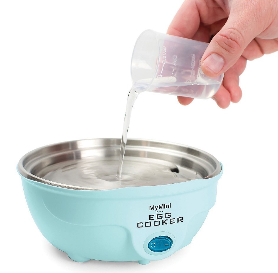 Nostalgia Premium 7-Egg Cooker, Aqua