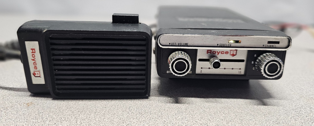 Royce I-590A CB w Mic Power on Tested