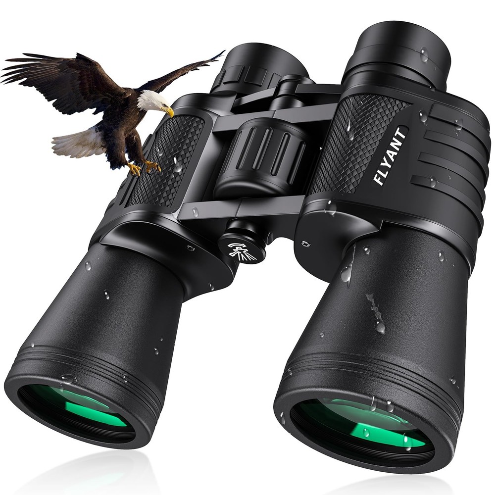 20x50 High Powered Binoculars for Adults, Waterproof Compact Compact, Black