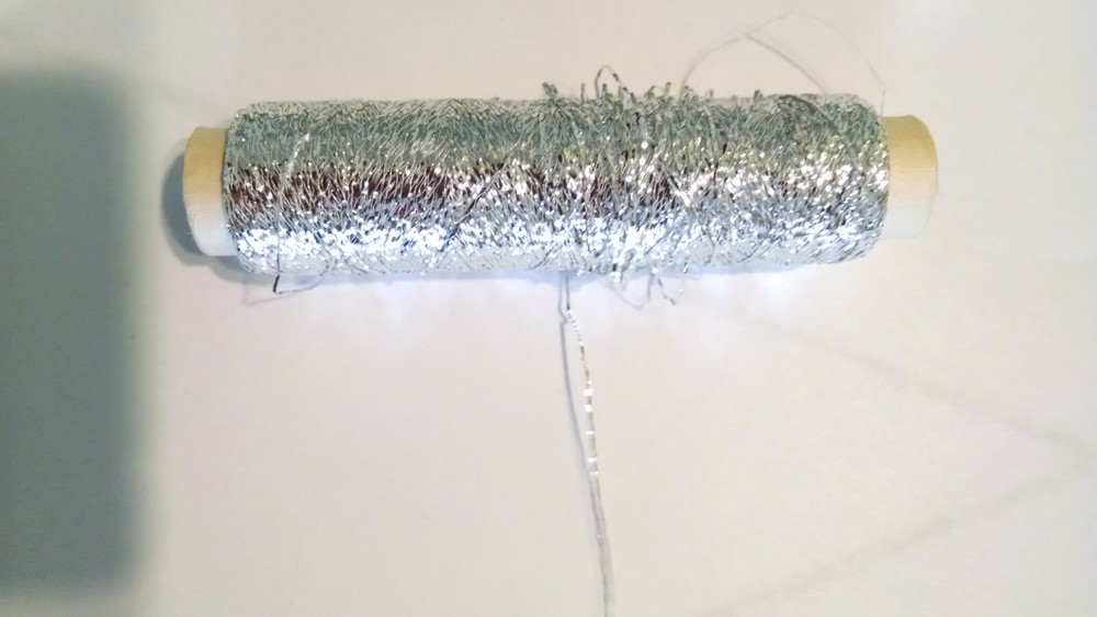 Silver or Teal Blending Filament Needlpoint Embroidery Thread