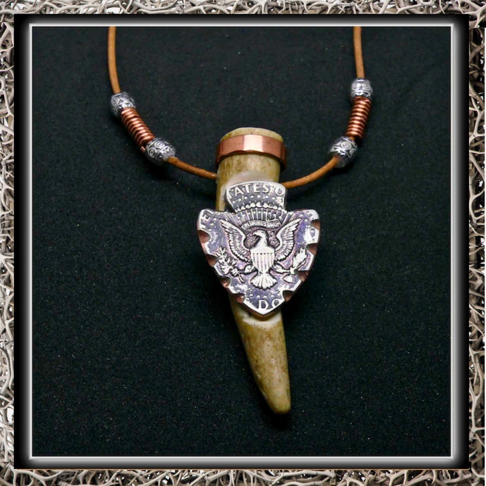12 Pack - DRILLED HOLE Deer Antler Pendants-Tips-Points - Medium 2" to 3"