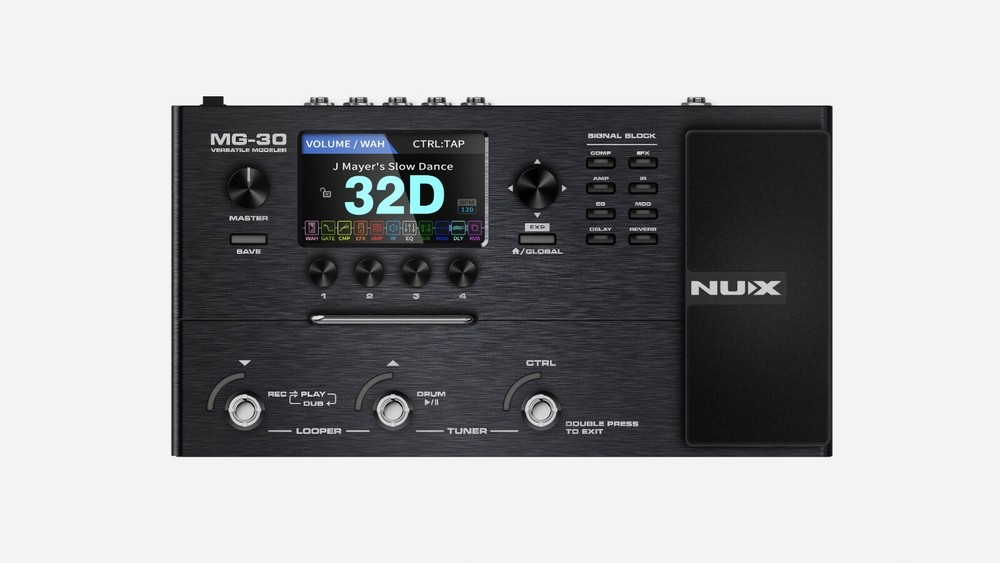 Open Box NUX MG-30 Versatile Modeler Multi Effects Guitar Processor Pedal