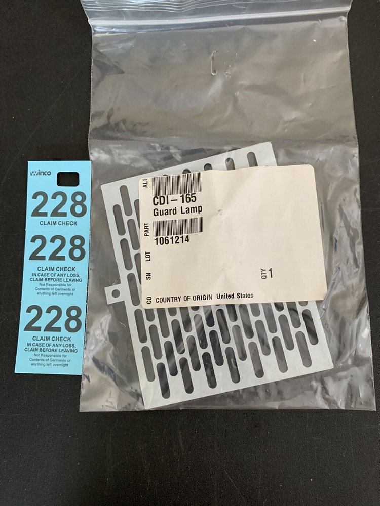 Custom Deli Quartz Lamp Gaurd CDI-165 With Screws