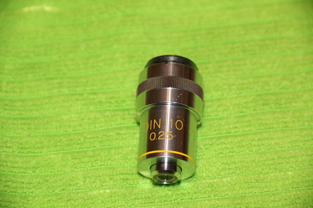 EDMUND DIN 10x/ 0.25 MICROSCOPE OBJECTIVE