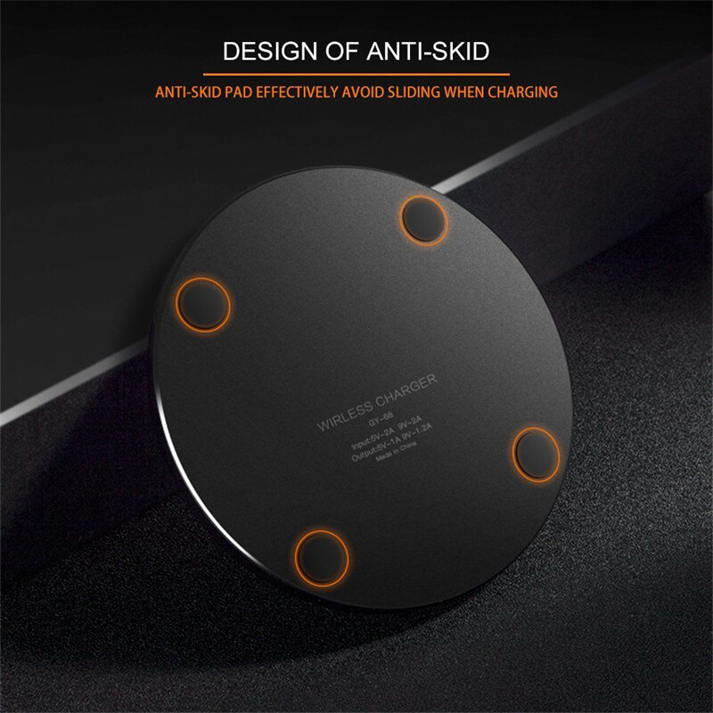 60W Wireless Fast Charger Charging Pad Dock for Samsung iPhone Android Phone