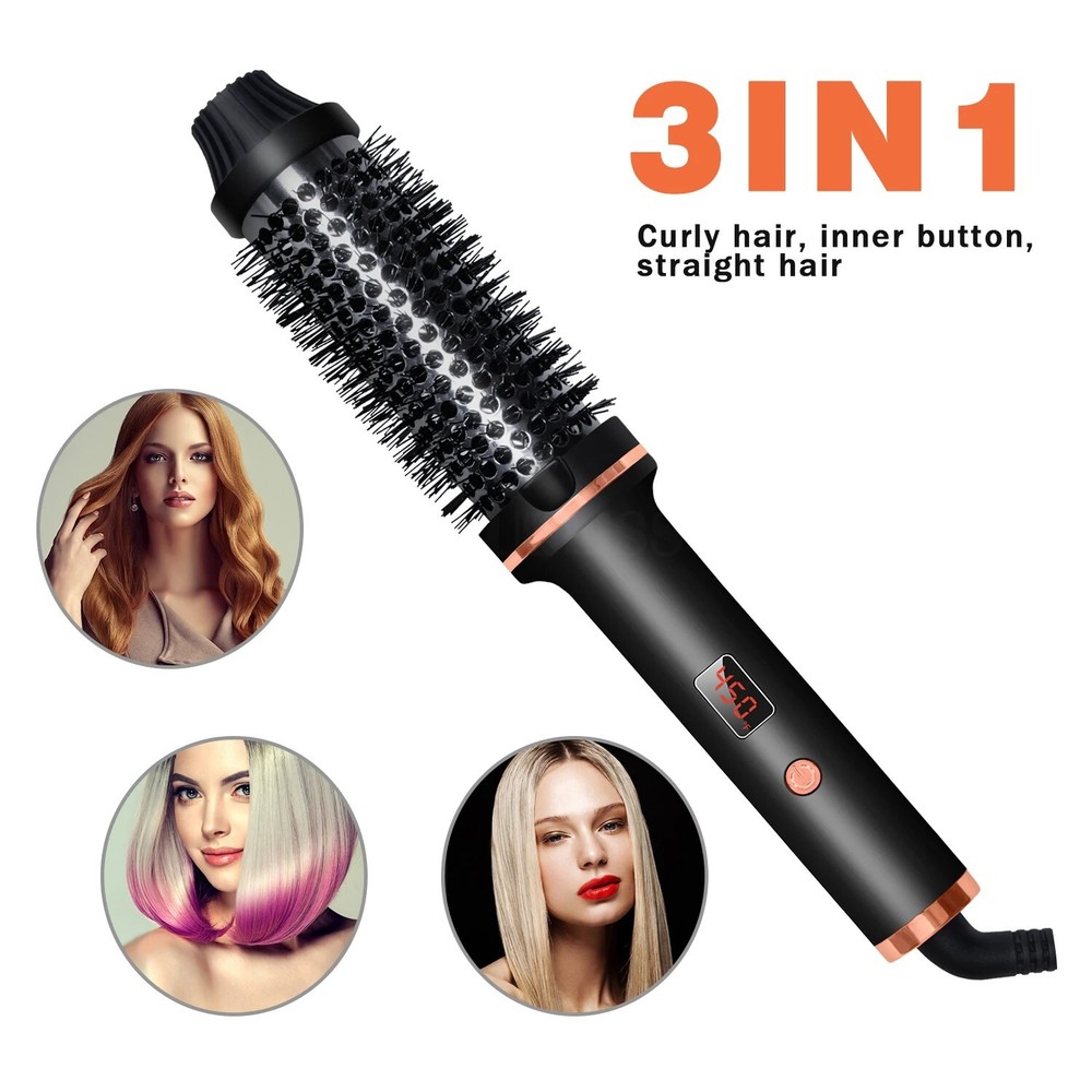 Curling Iron Straight Curling Iron Large Curl Inside Button Bangs Perm Iron