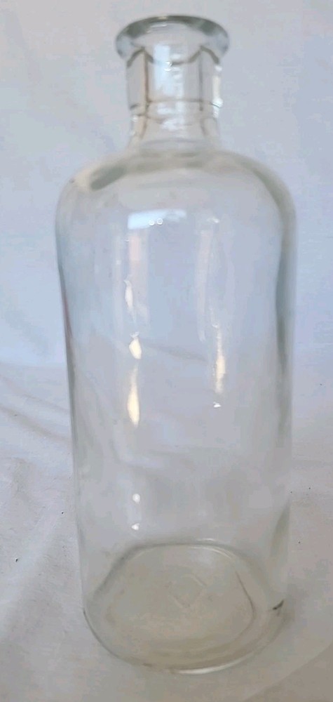 Antique Round Cork Top 7.5" Bottle
