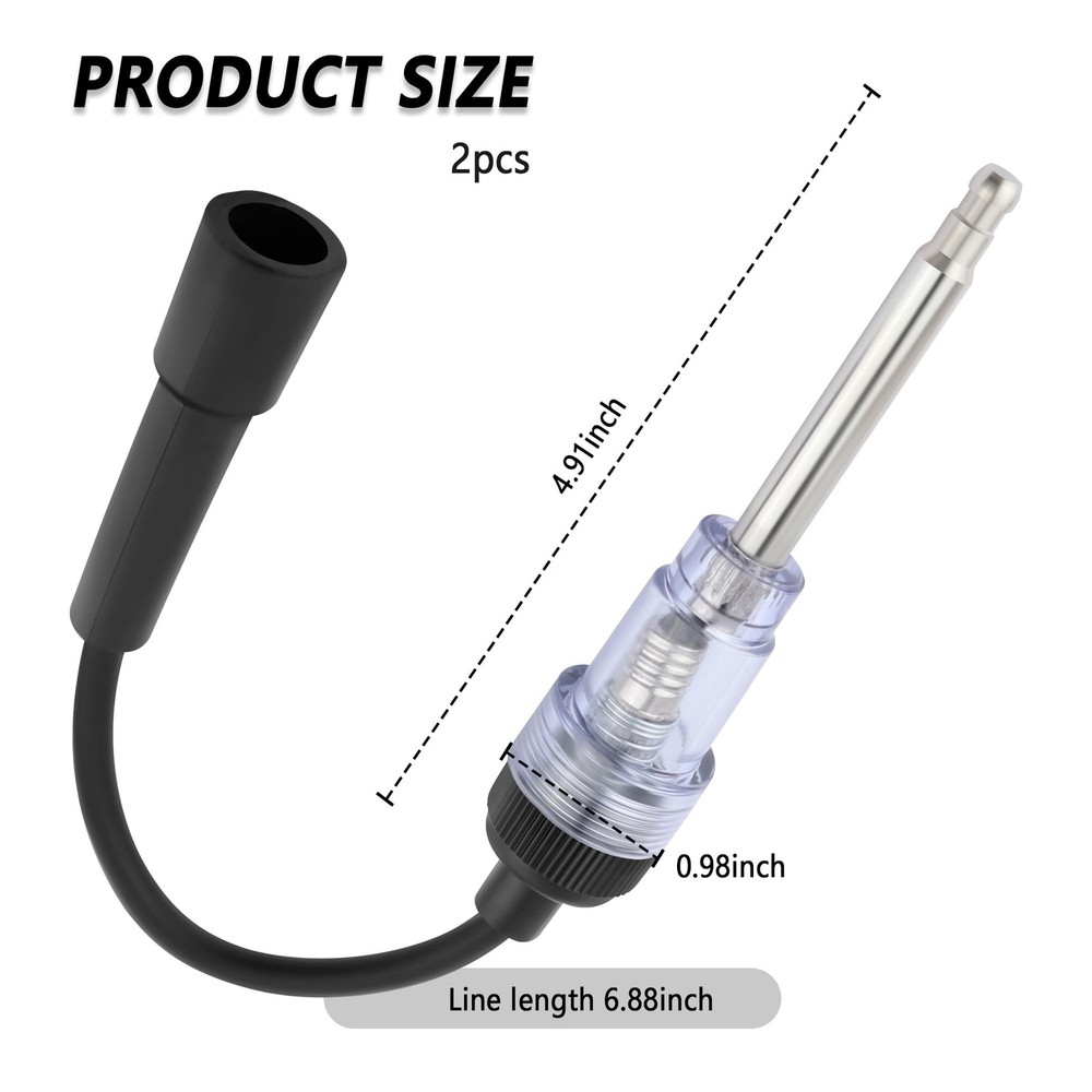 Spark Plug Tester with Indicator Lights,Spark Small Engine for 2PCS