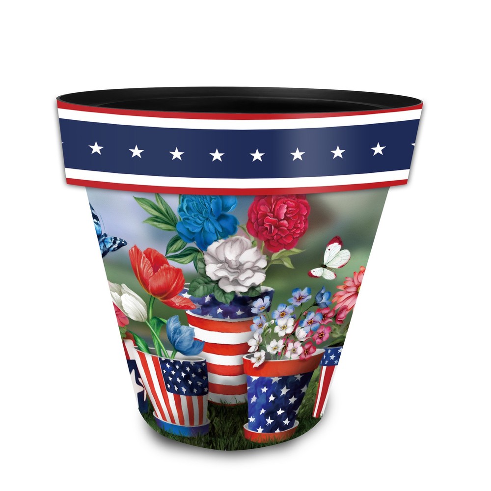 Briarwood Lane Spring American Bloom Medium Planter 11" Diameter