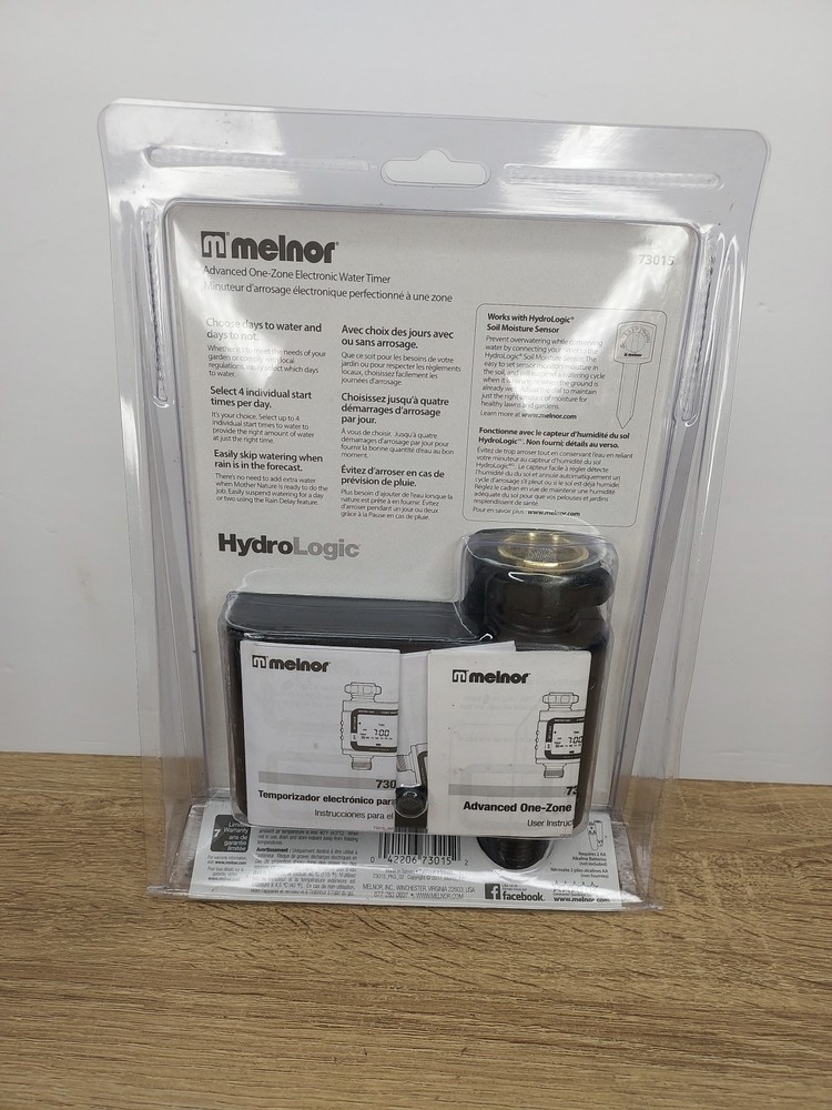 Melnor Advanced One Zone Electronic Digital Water Timer Lawn Yard 73015