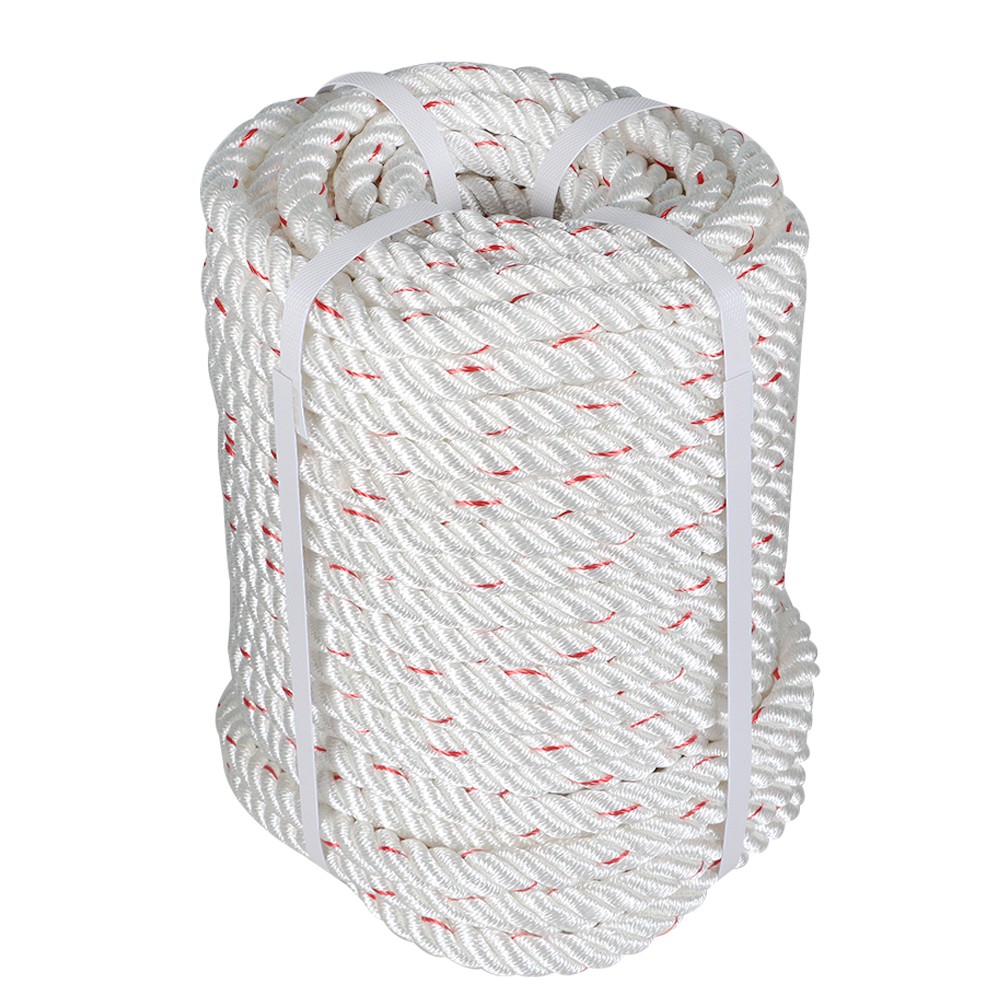 5850Lbs 1/2"×150' Double Braid Polyester Arborist Bull Rope Pulling Rigging Line