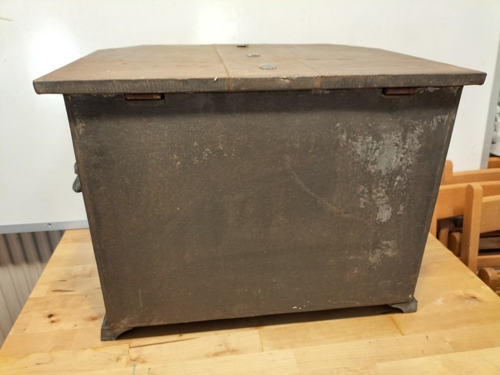 Antique Vintage Fireside Coal Log Box Scuttle