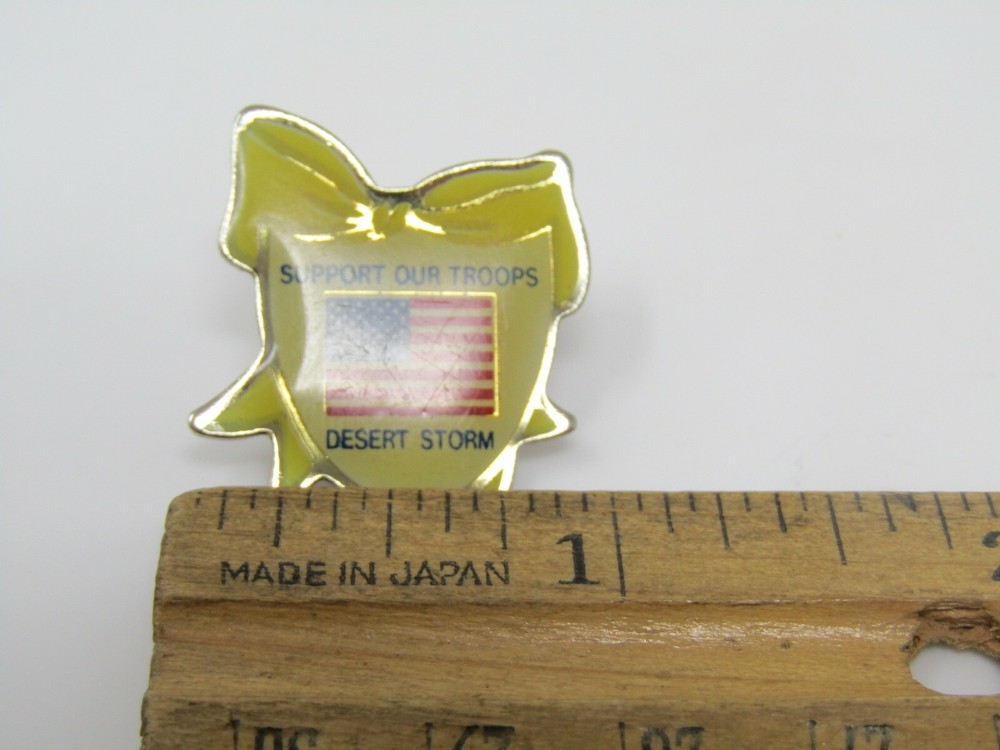 Desert Storm Support Our Troops Pin