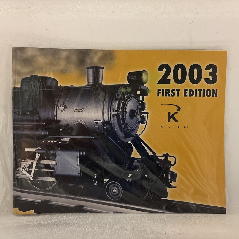 K-LINE O 2003 FIRST EDITION CATALOG MINT