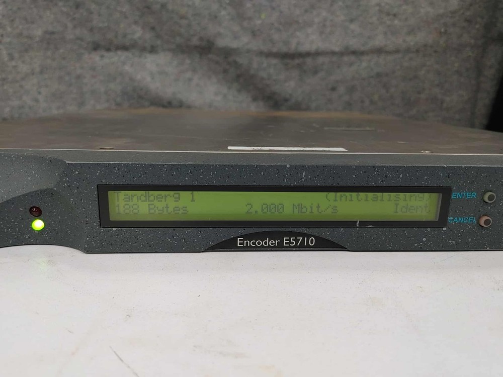 Tandberg Encoder E5710 Mpeg 2 SD Evolution 1RU Encoder